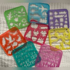 Tupperware TupperTots Stencils - 8 Count